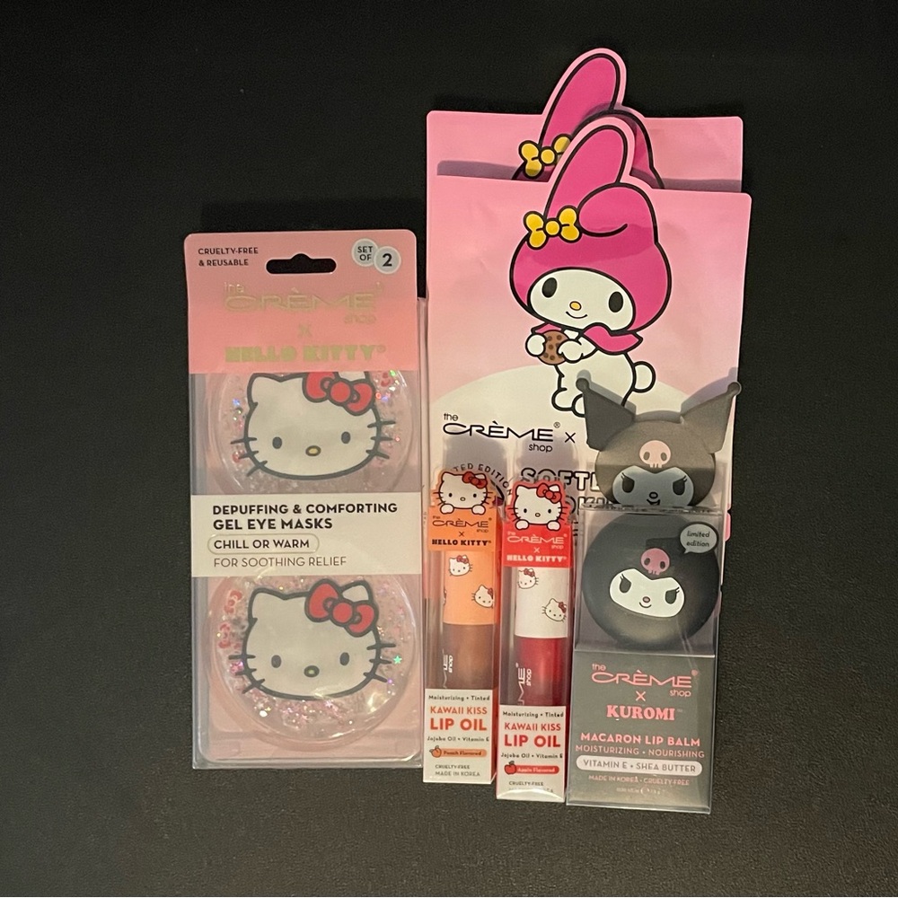 THE CREME SHOP SANRIO HELLO KITTY MELODY EYE FACE LIP BEAUTY PERSONAL CARE LOT